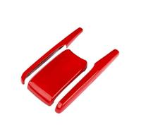 Moulages intérieurs Lot De 3 Autocollants Rouges Pour Console Centrale Voiture Garniture Boîte D'accoudoir Pour Civic 10e 2016-2021 Voiture Garniture