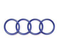 Moulages intérieurs Pour A1 2014 2015 2016 2017 Accessoires Voiture Alliage Aluminium Sortie D’Air Tableau De Bord Garniture Décoration(Blue)
