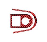 Moulages intérieurs Pour Chevy Pour Camaro 2010 2011 2012 2013 2014 2015 Accessoires Intérieur Voiture HUD Panneau Garniture Couverture Décor Autocollant Décorative Couvercle Trim(Style B Red)