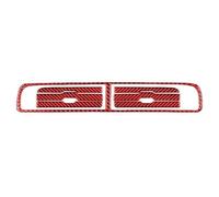 Moulages intérieurs Pour Chevy Pour Camaro 2010-2015 Accessoires Intérieur Voiture Sortie D'air Centrale Décoration Cadre Garniture Couverture Autocollant Voiture Garniture(2010-2011 Red)