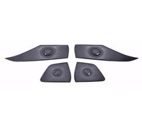 Moulages intérieurs Pour Hyundai Pour Elantra CN7 2021 2022 2023 Accessoires Voiture 4 Pièces Couverture Haut-parleur Audio Porte Voiture Autocollant De Garniture 3D Décorative Couvercle Trim(Noir)