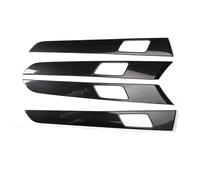 Moulages intérieurs Pour Hyundai Pour Sonata 9e Génération 2015 2016 2017 2018 2019 Baguettes Décoratives Pour Panneaux De Portières De Voiture(Carbon Fiber Black)