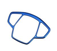Moulages Intérieurs Pour Jeep Pour Compass 2017-2020 Pour Renegade 2015-2020 Console Centrale Bouton De Frein À Main Couvercle Garniture Autocollant(Blue)