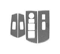 Moulages intérieurs Pour Mazda CX-9 2016-2023 Accessoires Intérieurs Lève-vitre De Voiture Panneau Commande Décoration Autocollant Couverture Garniture Cadre Décorative Couvercle Trim(Style B RHD)