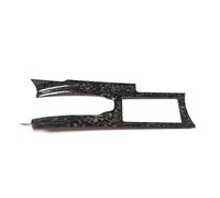 Moulages Intérieurs Pour Nissan Pour GTR R35 2008-2016 LHD Couverture En Fibre De Carbone Véritable Pour Le Cadre Du Levier De Vitesses De La Console Centrale(Forged pattern)