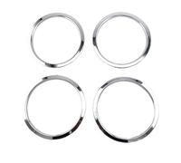 Moulages Intérieurs Pour Nissan Pour Qashqai J11 2014-2019 Cadre Intérieur Pour Enceinte Anneau Chromé Autocollant Décoratif