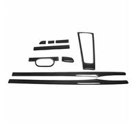 Moulages Intérieurs Pour Porsche 718 Pour Boxster Pour Cayman 982 2017-2021 LHD Console Centrale De Voiture Panneau Levier Vitesses Garniture Intérieure Porte(Bright carbon fiber)