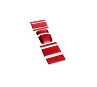 Moulages intérieurs Pour VW Pour Golf 8 MK8 2020-2021 Bouton Maintien Automatique Du Frein À Main Central Interrupteur P Tête Vitesse RND Garniture Couverture Décorative Voiture Intérieur(Rouge)