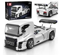 Mould King 10036 Blocs de construction pour camion jouet camion modèle Iron Knight Briques de construction Camion MOC Objets de collection Cadeaux pour 14 enfants et adultes (1604 pièces)