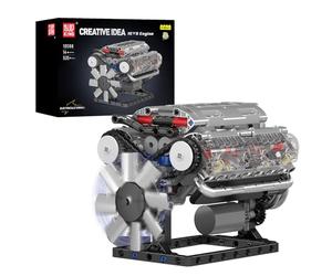 Mould King 10088 Technique V-8 Moteur modèle de Blocs, 535 pièces Moteur modèle de kit de Construction comme Un Jouet/Cadeau