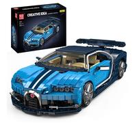Mould King 10111 Tech car Toy bleu BGT Sport Racing Block Assembly car Model brick cadeau pour les enfants