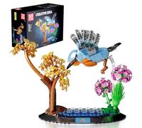 Mould King 10151 Blocs de construction animaux oiseaux avec fleurs - Modèle animal créatif - Jouet de construction - Convient pour les adolescents et les adultes (609 pièces)