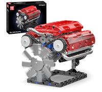 Mould King 10155 Modèle de Moteur V8 Miniature APP Engine Blocs de Construction Kit de Construction Cadeau pour garçons et Filles (552 pièces)