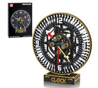 Mould King 10160 Technik Grande montre Cyberpunk avec kit de construction rotatif dans le sens des aiguilles d'une montre contrôlé par l'application, accessoires de maison uniques et objets de