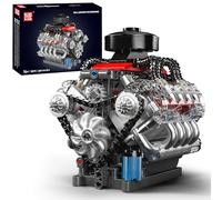 Mould King 10171 Technique V8 Jeu de 487 blocs de construction moteur Kit de construction Cadeau pour adultes