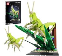 Mould King 10175 Blocs de construction en forme de fleurs et insectes - Jouet de construction - Collection botanique - Décoration - Compatible avec d'autres marques (408 pièces)