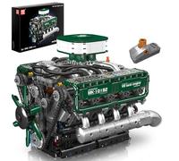 Mould King 10182 Technique V8 Kit de construction moteur avec boîte à piles Engine Kit de modélisation Pièces de collection Cadeaux pour adultes (2250 pièces)