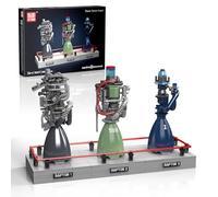 Mould King 10247 - Kit de construction de moteur technique - Blocs de construction - Blocs de serrage - Moteur Raptor Rocket Simulation Engine - Kit de modélisation pour adultes (496 pièces)