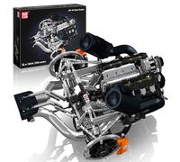 Mould King 10248 Technique V8 - Kit de construction moteur V8 - Blocs de construction - Blocs de serrage - Moteur V-8 - Simulation Engine - Kit de modélisation avec fonction Shift - Pour adultes (3192