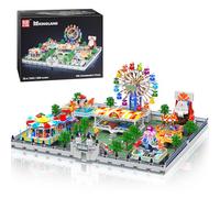 Mould King 11022 Jouet de construction de parc d'attractions - Blocs de construction électriques à pince de parc à thème MOC - Kit de construction de carnaval compatible avec une autre marque (5220