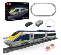 MOULD KING 12016 Train de voyageurs express britannique E320 Modèle Jeux de construction de blocs pour trains à grande vitesse