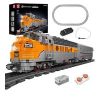 Mould King 12018 technologie train bloc télécommande US EMD F7 WP moteur à combustion interne voiture modèle jouet