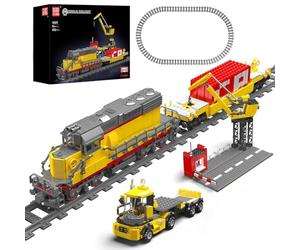 Mould King 12027 MOC Technologie télécommande EMD SD40-2 Voiture à Moteur à Combustion Interne Train Building Block Kit Build Kit 1170pcs Rail Wagon Technology Bride Block