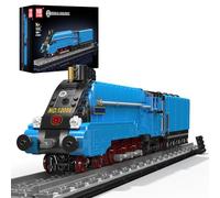 Mould King 12050 Mallard A4 4468 Locomotive à Vapeur Kit-1399 pièces | Kit de modèle de train en bleu LNER, blocs de construction de collection pour adultes