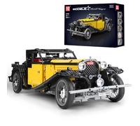 Mould King 13080 Technique Jouet Voiture Briques modèle, 3564 pièces Version Statique Oldtimer kit, DIY Briques de Voiture Vintage comme Cadeau/Jouet/Objet de Collection