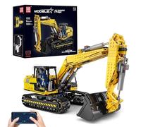 Mould King 13112 RC excavatrice garçon Construction Set, 1830 Blocs de Construction app télécommande Camion modèle de véhicule d'ingénierie, Stem Enfants ingénierie Jouets