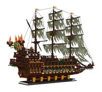 Mould King 13138/13197 Bateau Pirate Construction Le modèle de navire pirate MOC Flying Ductman pour assemblage Jouets