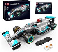 Mould King 13171 Blocs de construction Mercedes F1 Formule 1 Voiture de course (version APP électrique) 1257/PCS OVP Modèles