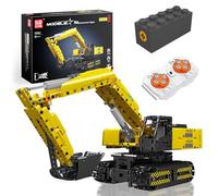 Mould King 15061 - Kit de construction de pelleteuse à chenilles - Technique télécommandée - Avec moteur - Pour camion - Compatible avec d'autres marques (1120 pièces)