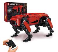 Mould King 15067 Rouge Quatre Pieds Machine Chien Module d'alimentation Bloc de Construction kit, app RC Robot Intelligent mécanique Programmable éducatif Stem Jouet bridage Bloc Kit modèle 936pcs