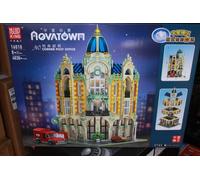 Mould King 16010 Corner Post Office 4030 Pièces + LED, Kit De Construction