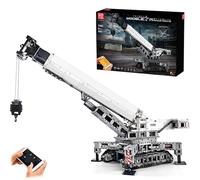 Mould King 17002 Grue Mobile Technique, Kit de Construction 4000 Pièces, Grande Grue sur Chenilles Télécommandée par APP et Télécommande, Modèle d’Ingénierie pour Adultes, Objet de Collection