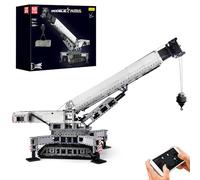 Mould King 17002 Kit de construction de grue technique 4000 pièces télécommandées pour grue à chenilles pour modélisme, cadeau et jouet, télécommande et application à double commande