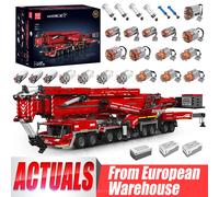 Mould King 17007 17008 bloc de construction de camion technique télécommande Liebherred LTM 11200 modèle de grue enfants jouets de voiture de noël 17008