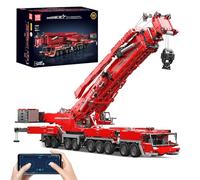 Mould King 17008 Technique Chariot de grue avec modèle chenille télécommandé, motorisé, jouet de camion aérien haute performance pour adultes (8506+ pièces)