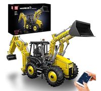 Mould King 17036 Bulldozer à Deux têtes modèle Jouet kit de Construction Voiture d'ingénierie, 2239pcs Stem Jouet Voiture d'ingénierie 2.4G garçon télécommande kit de Construction