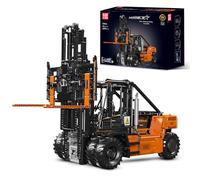 Mould King 17044 Technique Chariot élévateur Lourd Modèle, 4579 pièces 1:6 Télécommandé Chariot élévateur Kit de Construction avec Moteur, 14 Ans et Plus