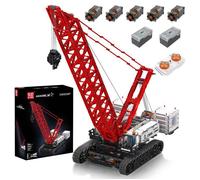 Mould King 17046 Construction technique de camion Bloc télécommande Wacker 16000 Crawler grue modèle brique jouets
