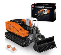 Mould King 17054 Modèle de Bulldozer télécommandé, 1423 pièces Technique Véhicule Kit de Construction, Briques de Serrage Tracteur en kit comme Jouet et Cadeau (à partir de 14 Ans)
