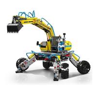 Mould King 17060 Pneumatique Geländebagger Klemmbausteine 1392 + Pièces Jouet B