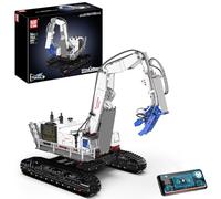 Mould King 17062 Technique Modèle de machine de démolition de bâtiment, 4195 pièces, véhicule à chenilles télécommandé, jouet de construction, kit de modélisme avec 8 moteurs