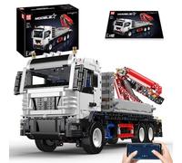 Mould King 17063 Kit de Construction de Camion Blocsk, Camion télécommandé avec Bloc de Grue pneumatique (2530 pièces), Assemblage Robuste