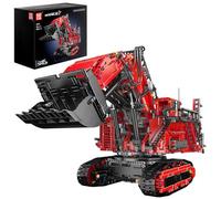 Mould King 17071 Kit de construction de pelleteuse à chenilles radiocommandé R 9800 Jouet de construction de pelleteuse avec moteur pour adultes et enfants à partir de 14 ans (4767 pièces)