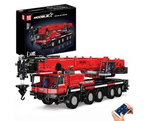 Mould King 17074 Grues d'ingénierie LTM : modèles de grues de Chantier télécommandées Tout Terrain, parfaites pour Les Amateurs de (3218 pièces)