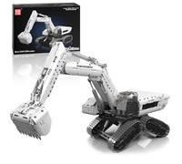 Mould King 17079 Kit de construction pour pelleteuse télécommandée - Briques de construction - Pelle sur chenilles - Grue de voiture - Camion - Jouet de construction avec moteur - Cadeau pour adultes