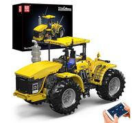 Mould King 17081 Bloc de construction de tracteur articulé technique, 1 300 pièces de véhicule de remorquage télécommandé, jouet à télécommande et application double contrôle camion mobile